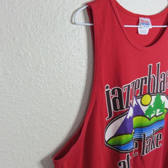 Vintage Jazzercise Jazzerblast at the Lake Tank Top - Adult Size XL - Picture 3 of 6